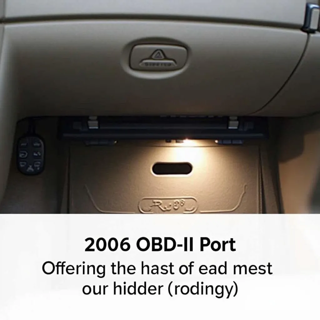 2006 Jeep Grand Cherokee OBD-II Port