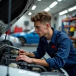 Auto Mechanic Considering Job vs. Career