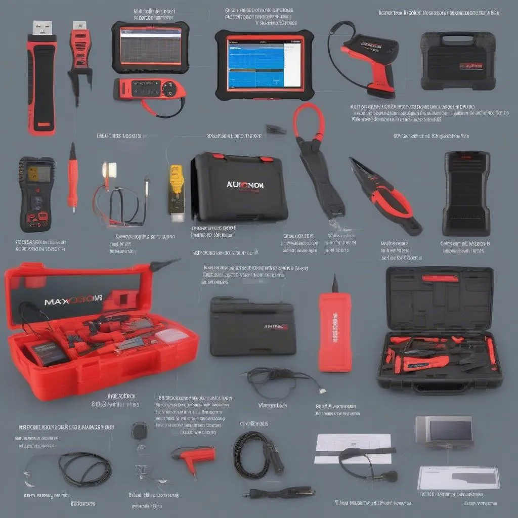 Diagnostic tools for European cars like the Autel MaxiCOM MK808 and Launch X431 Pro are essential for working on newer vehicles