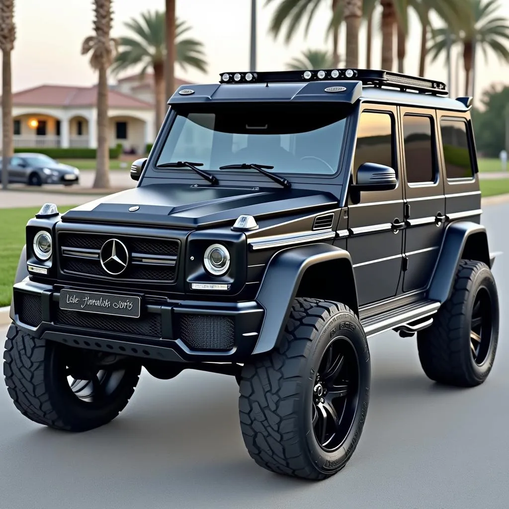 Kanye West's custom G-Wagon