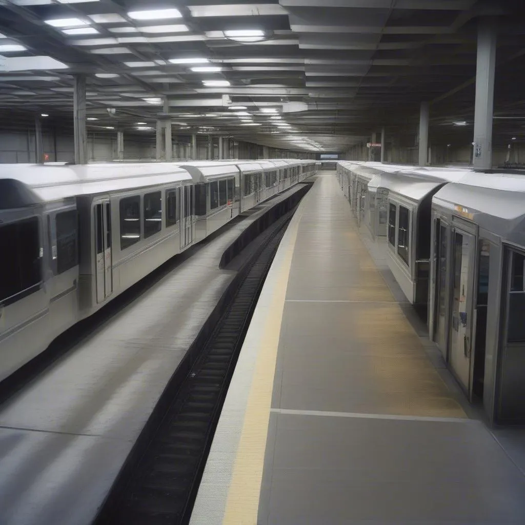 Kawasaki Rail Cars in Lincoln Transit System