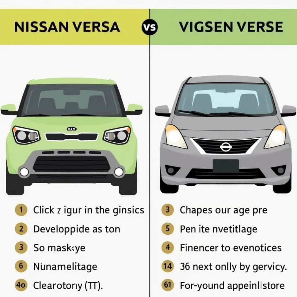 Kia Soul and Nissan Versa reliability comparison