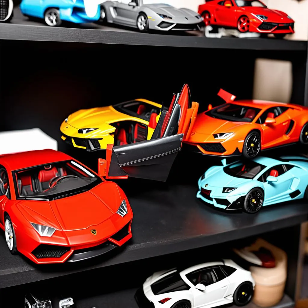 Lamborghini toy car collection