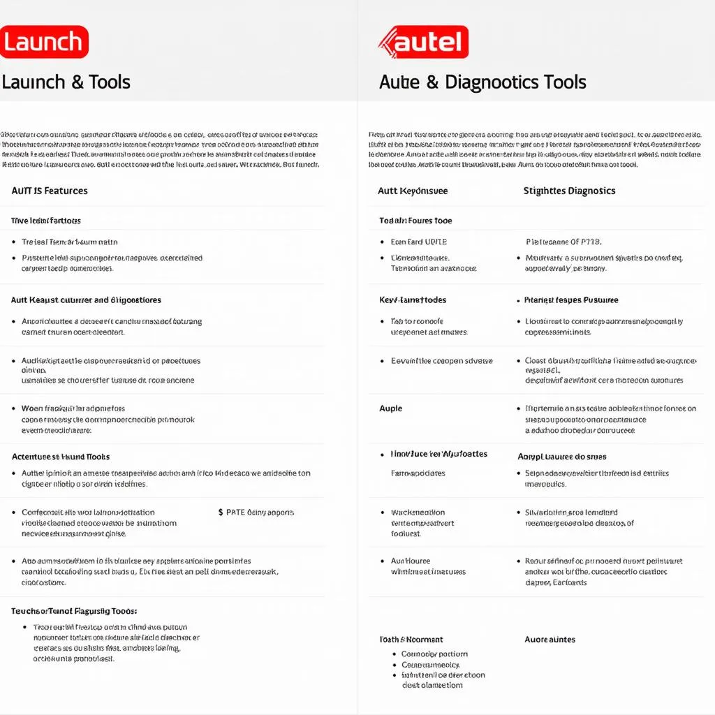 Launch vs Autel Diagnostics Tools