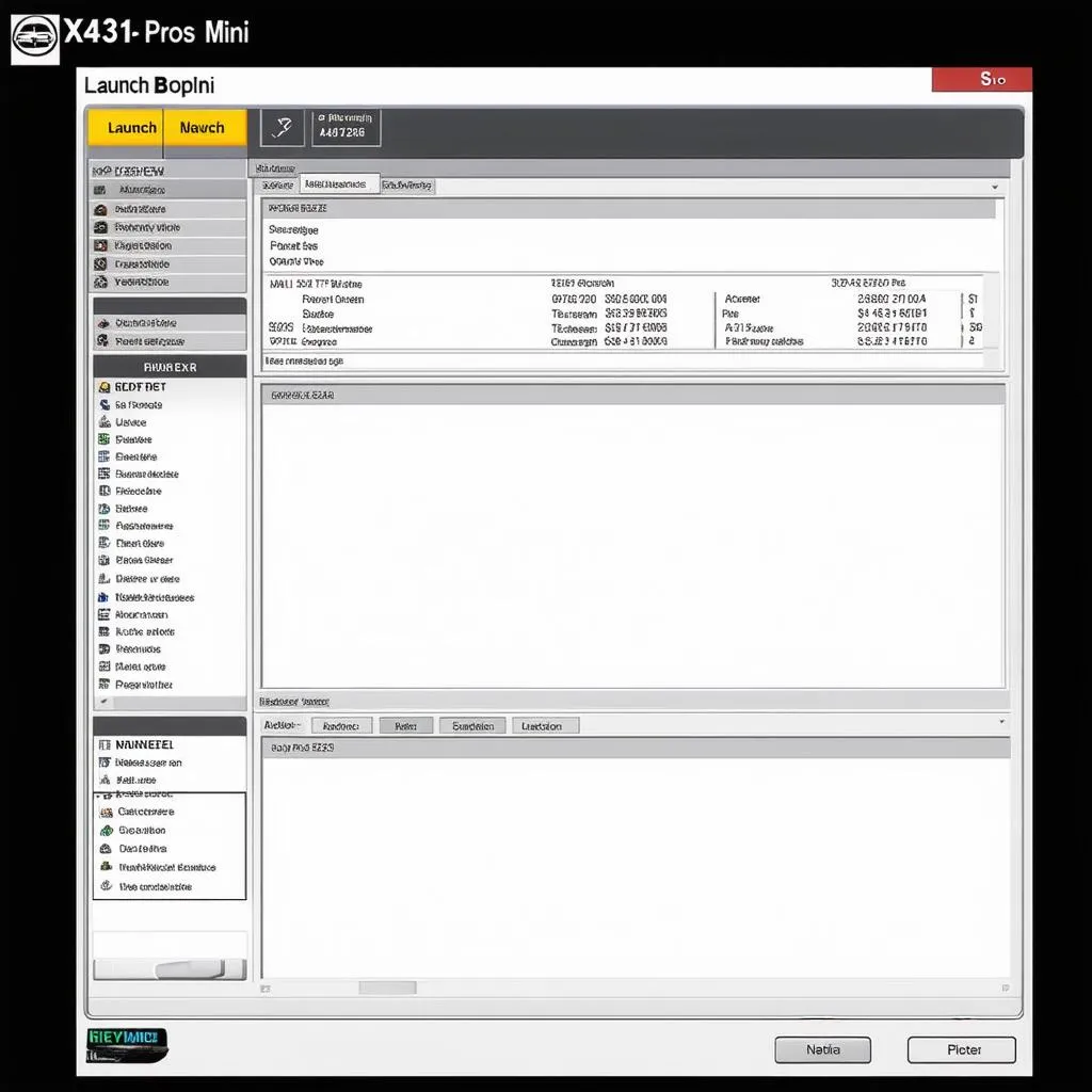 Launch X431 Pros Mini Software
