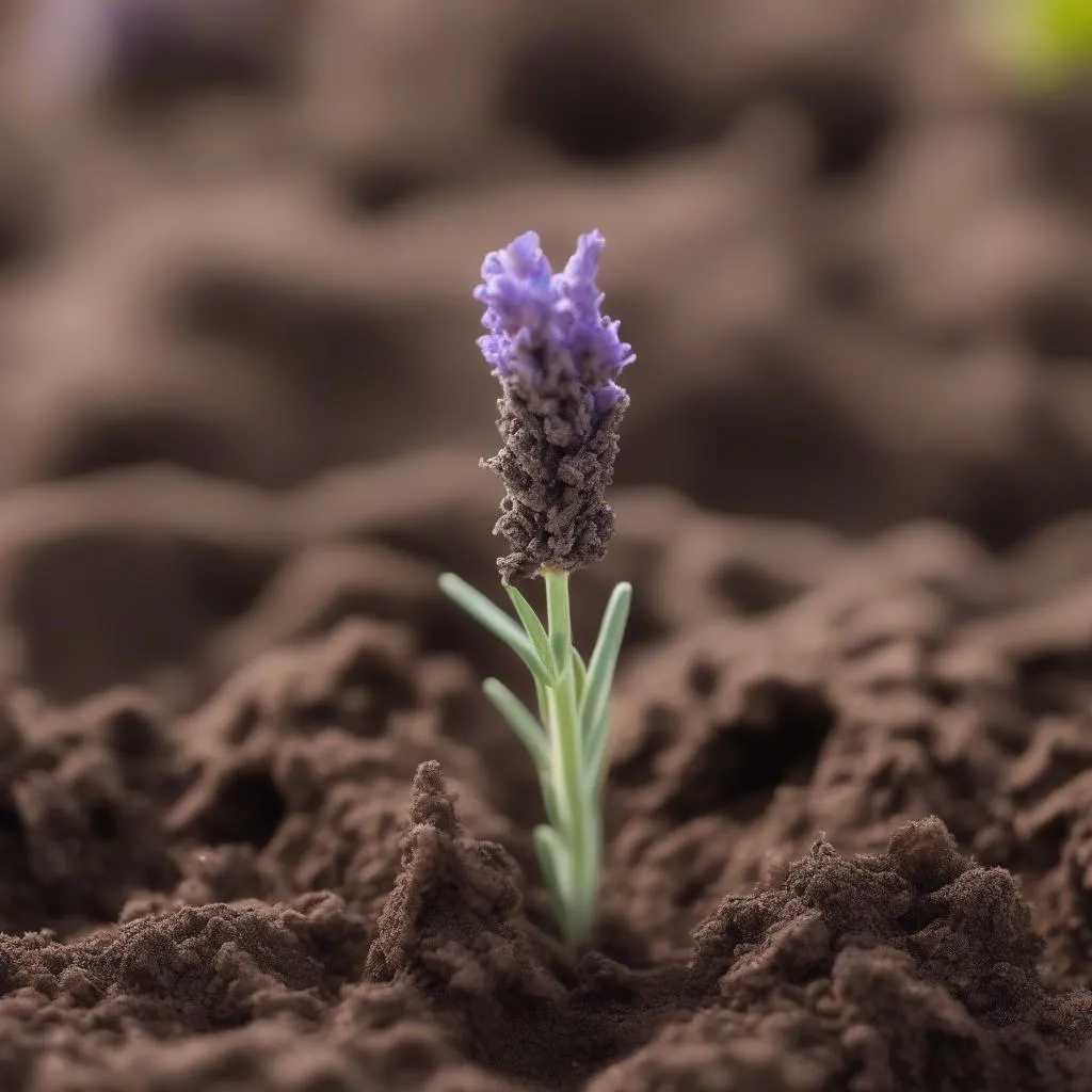 lavender_plant_in_soil