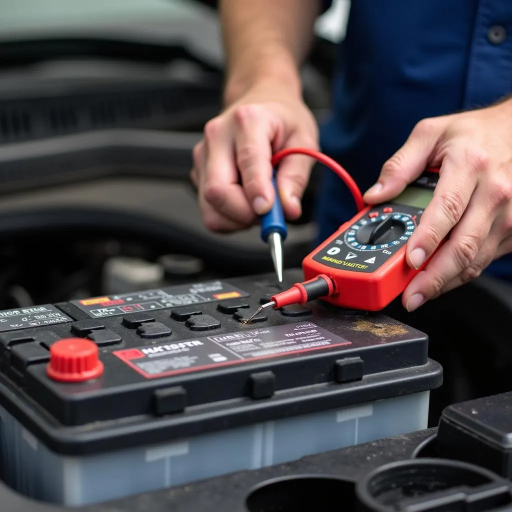 Leaking Car Battery Diagnosis and Repair