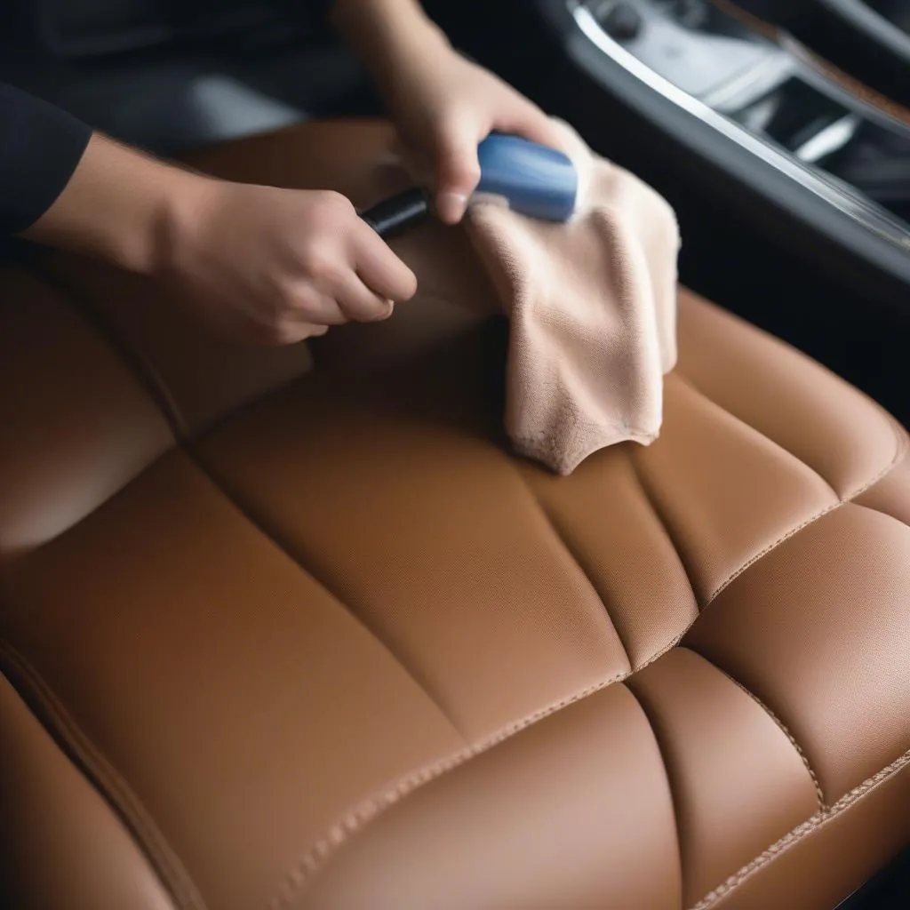 Leather Car Seat Cleaning