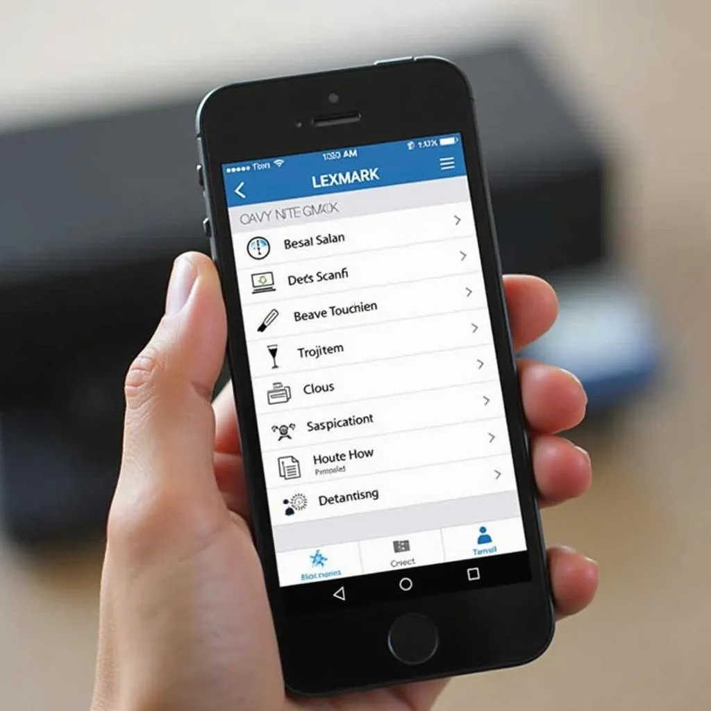 Lexmark Mobile Print and Scan App