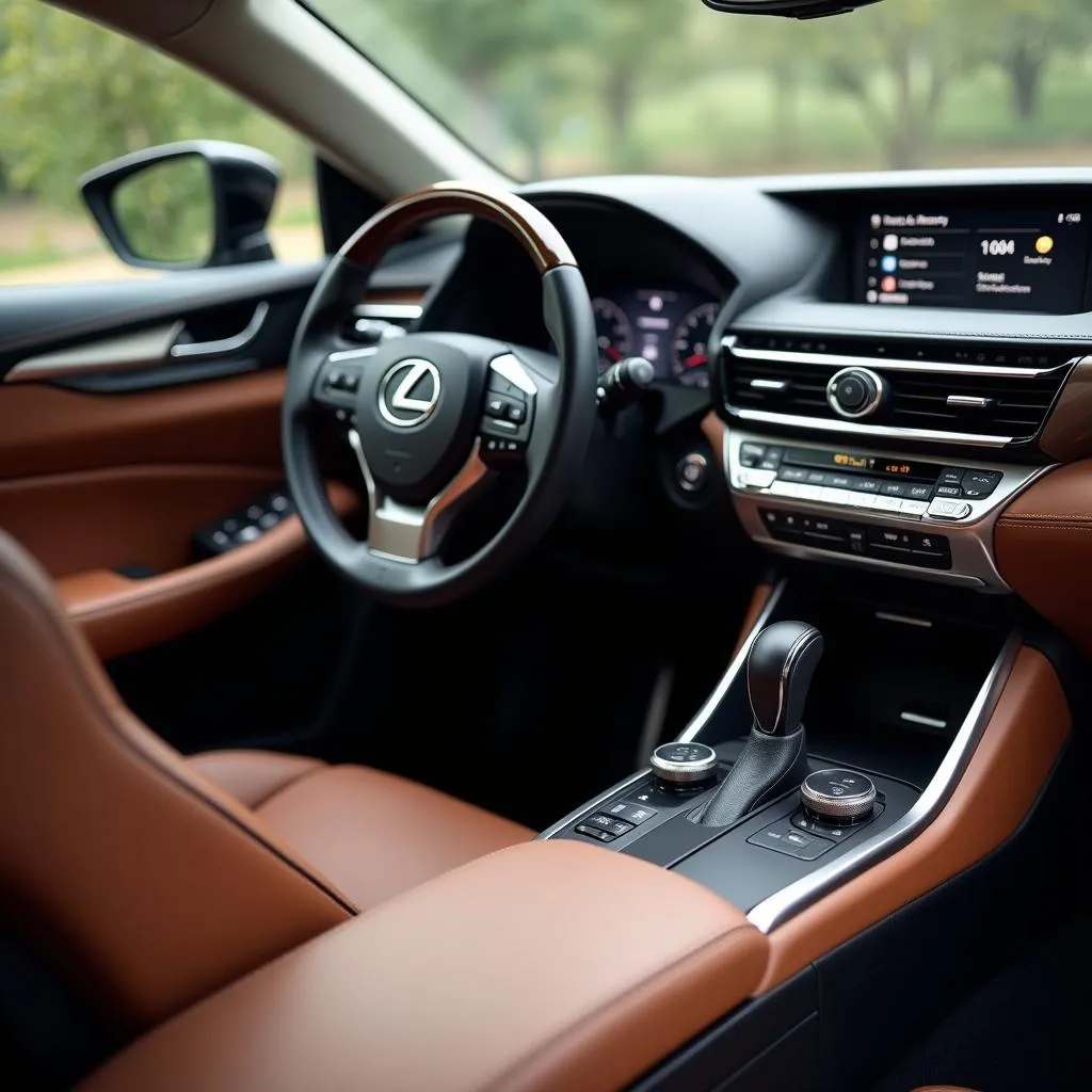 Lexus Interior With Luxury Features