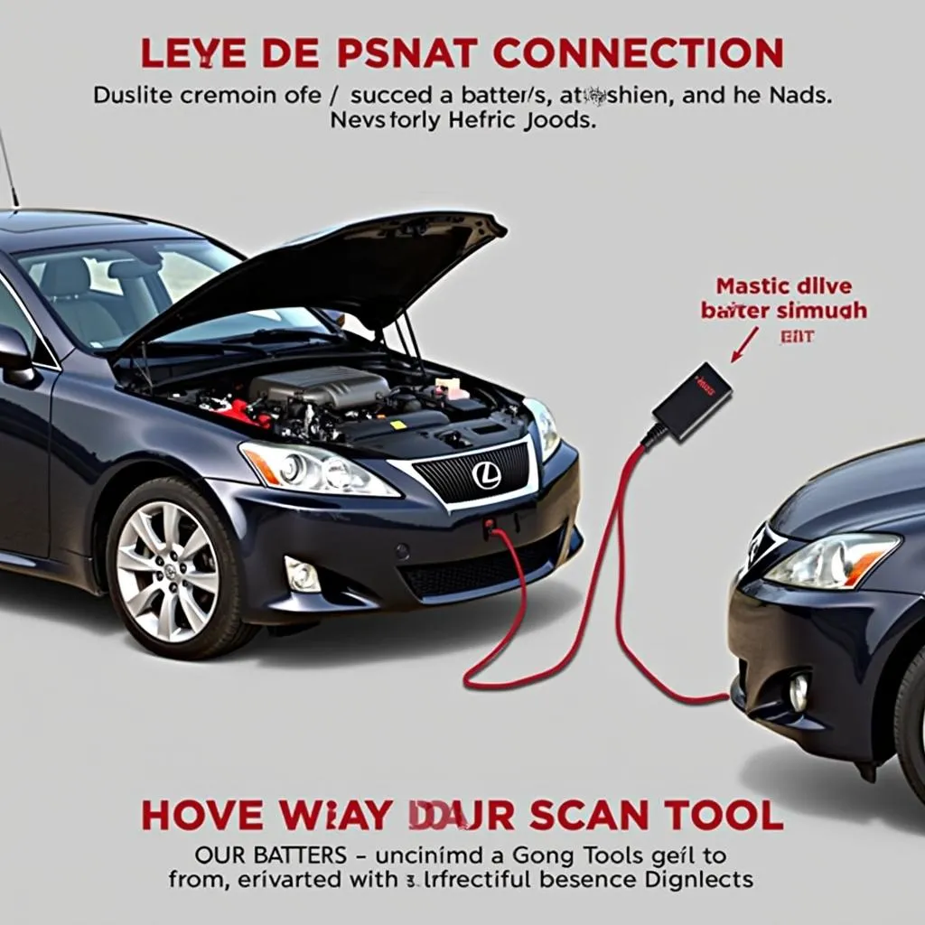 Jumpstarting a Lexus IS250 with a Weak Battery