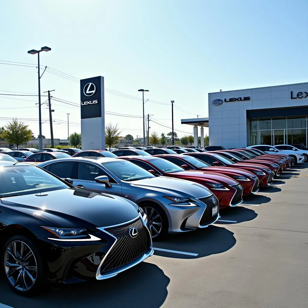 Lexus Used Car Lot