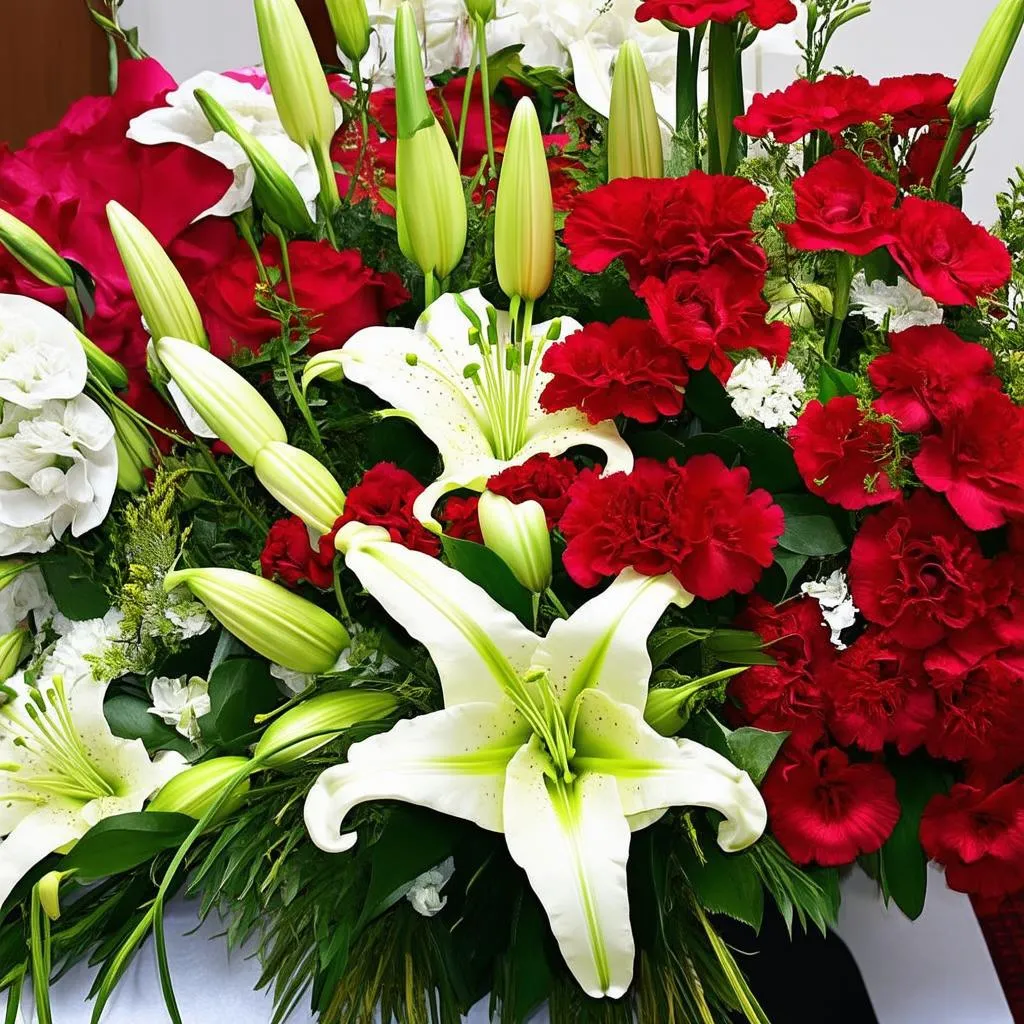 Flowers for Church Altar