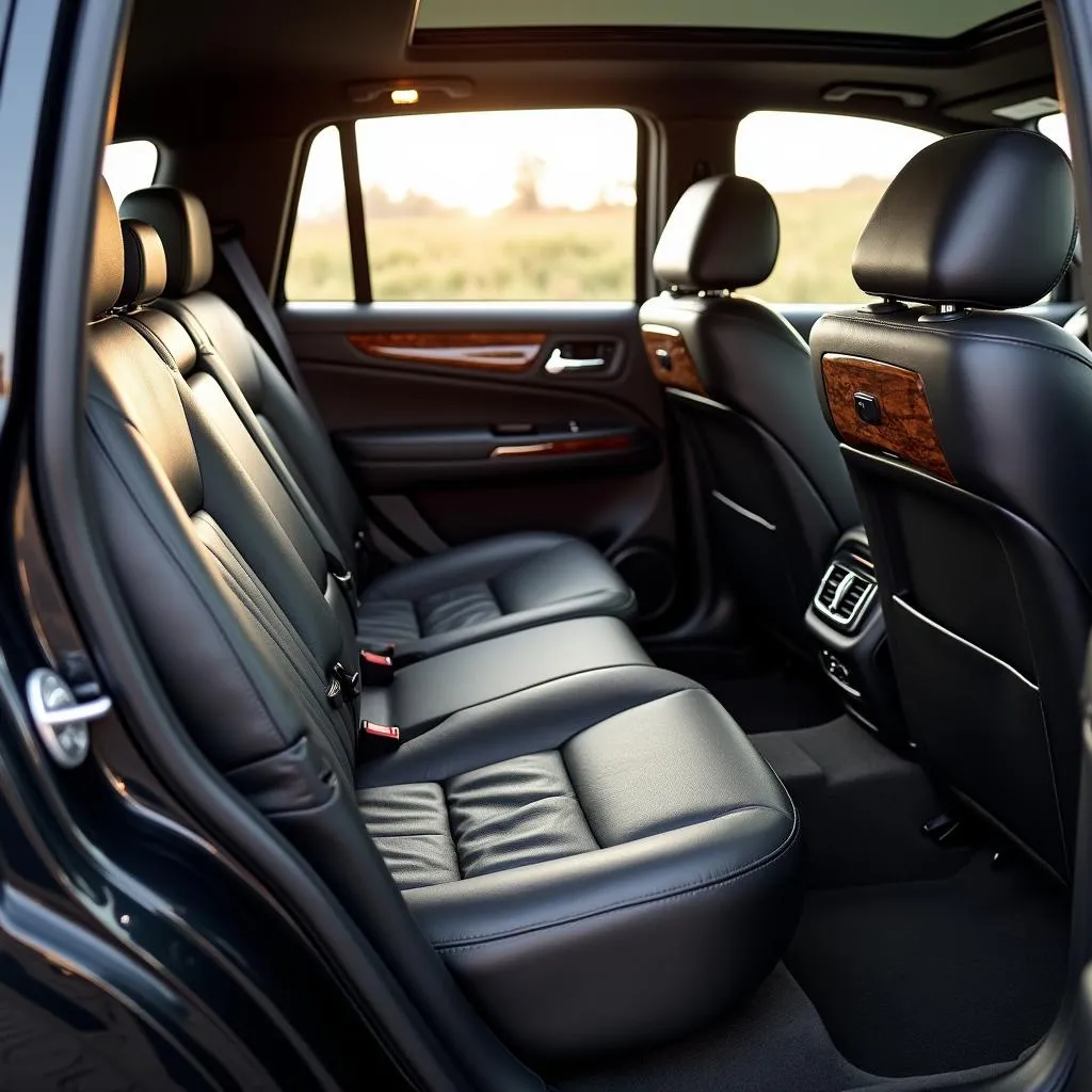 Luxurious Interior of 2011 Lincoln Town Car