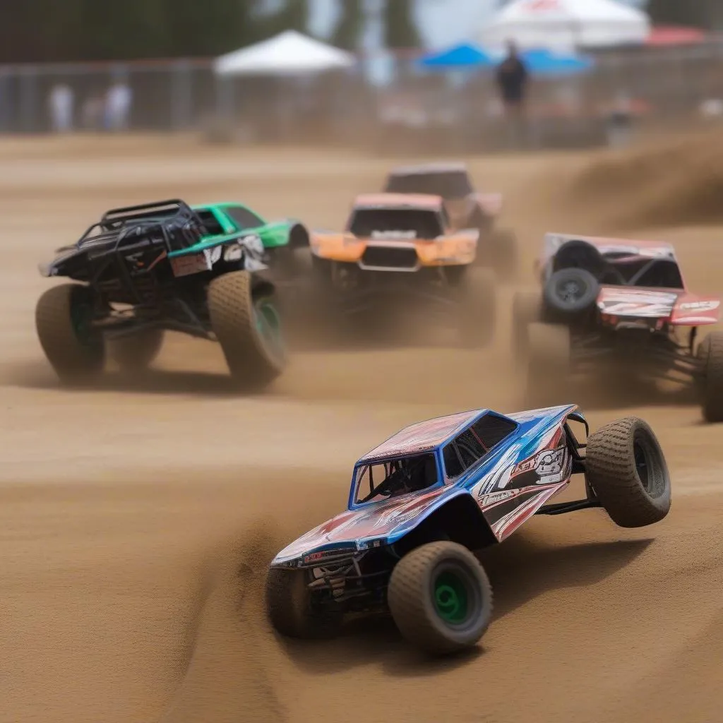 Losi RC car race