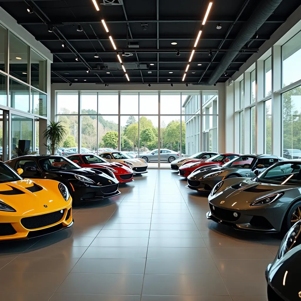 Lotus Dealership Showroom