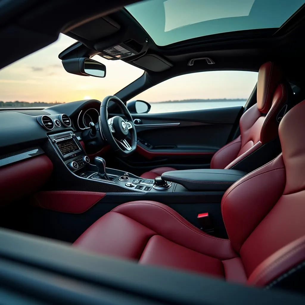 Luxury Sports Car Interior