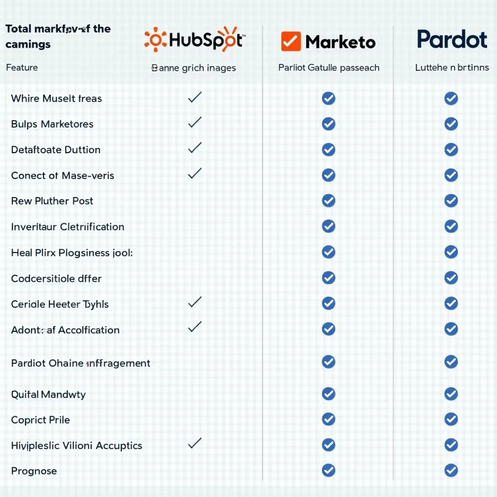 Comparison of Popular Marketech Tools