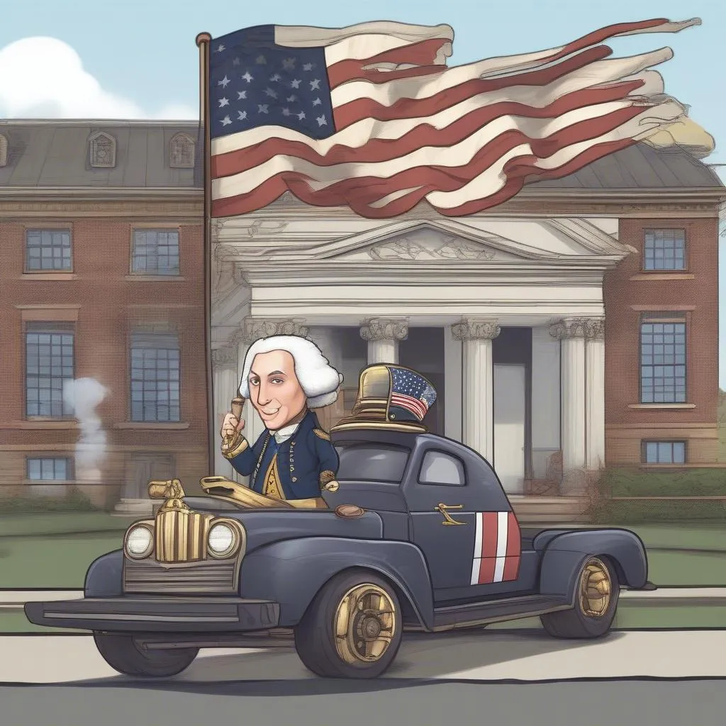 Mater as George Washington