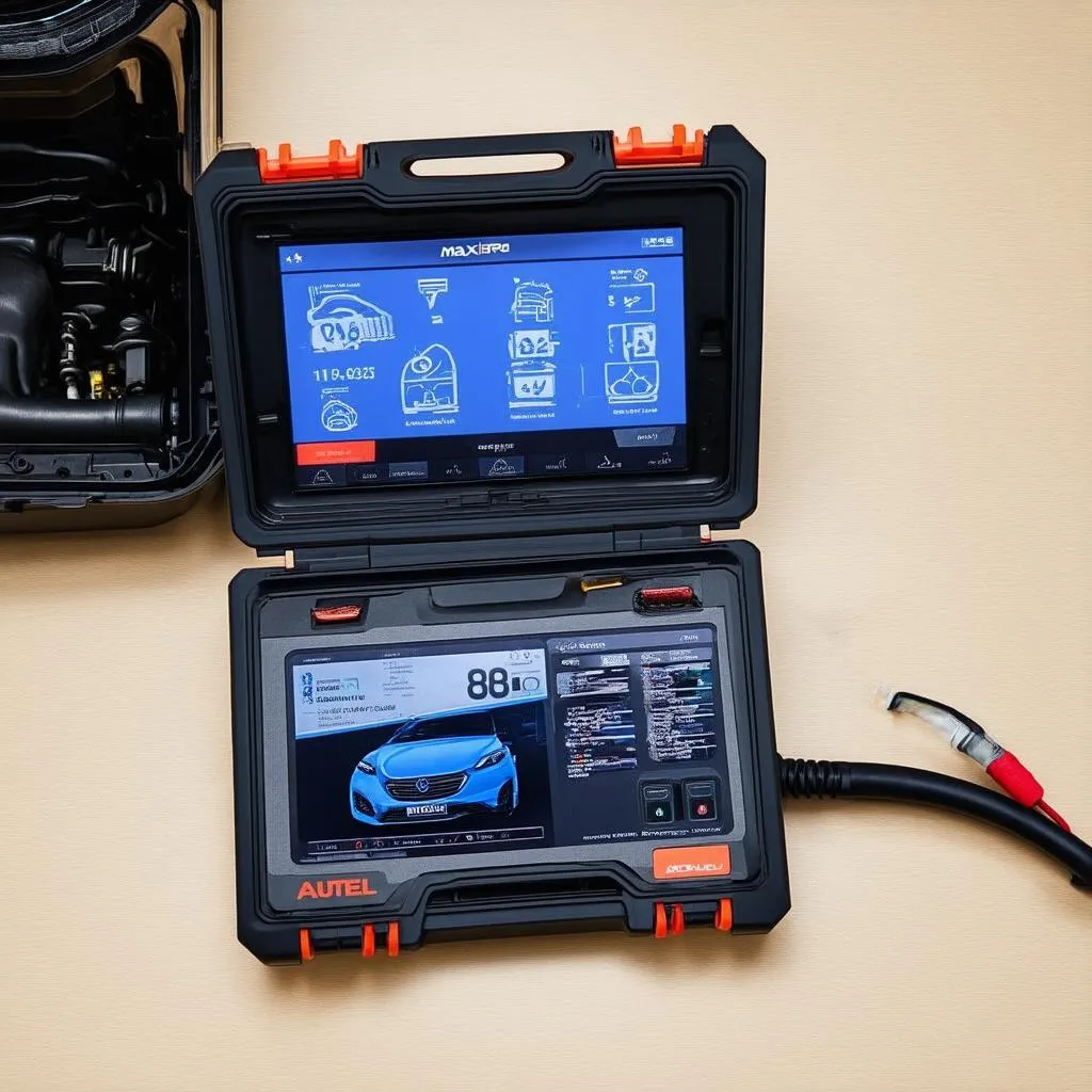 Autel MaxiSys Pro diagnostic tool for European cars