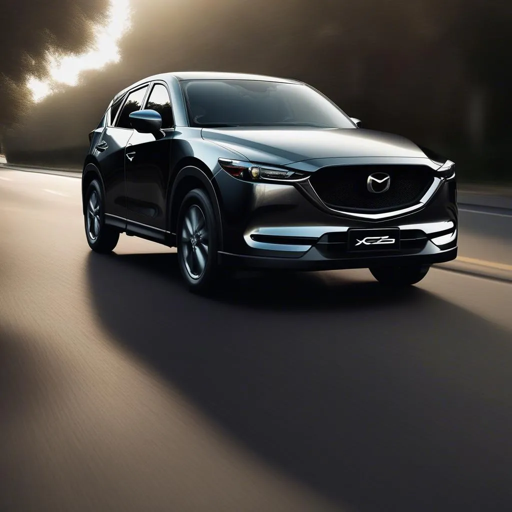 Mazda CX-5 SUV showcasing its design