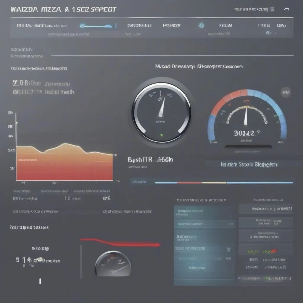 Real-time Sensor Data Displayed on a Mazda Scan Tool