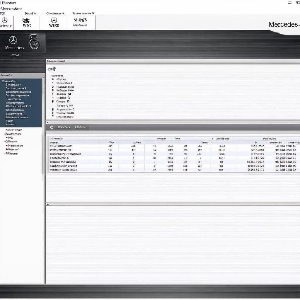 Mercedes-Benz EPC WIS Interface