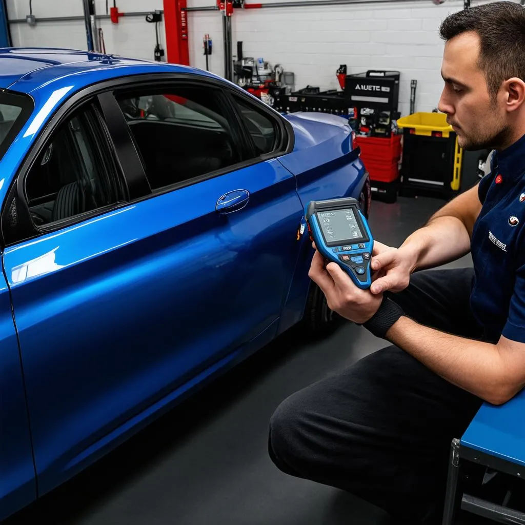 Mechanic Autel Coding BMW Garage