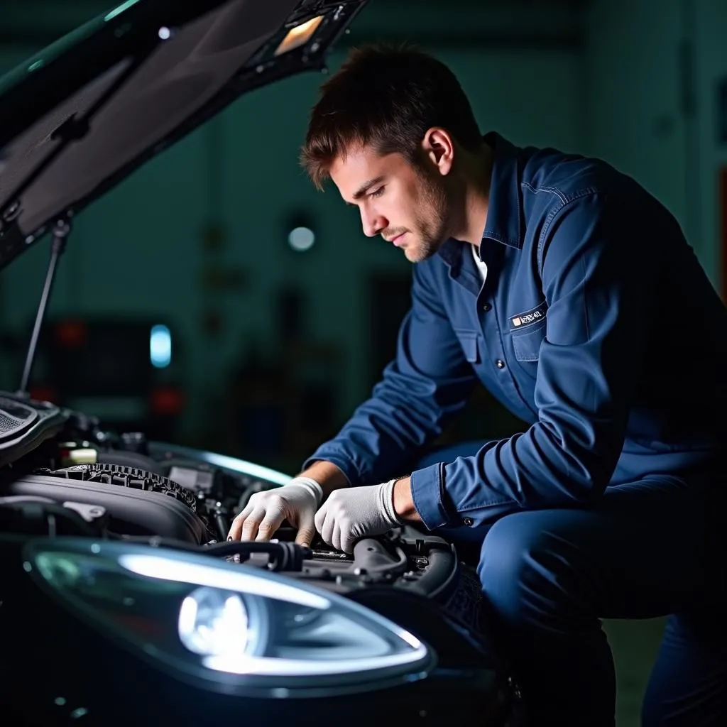 Car Engine Inspection