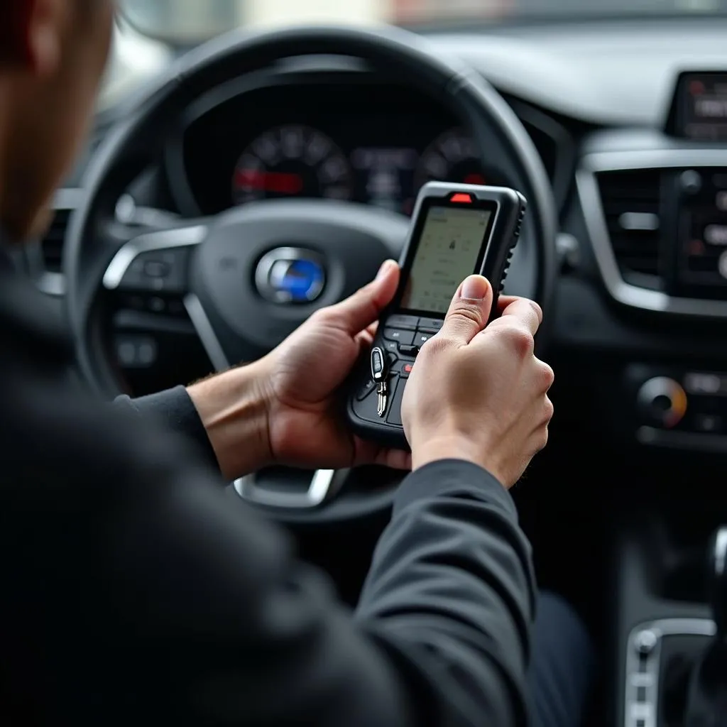 Mechanic Reprogramming Key Fob