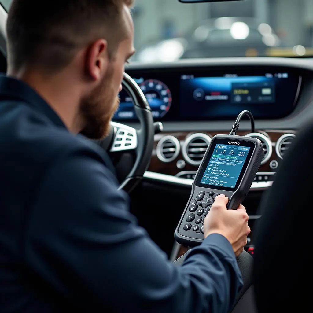 Performing Diagnostics on a Mercedes-Benz