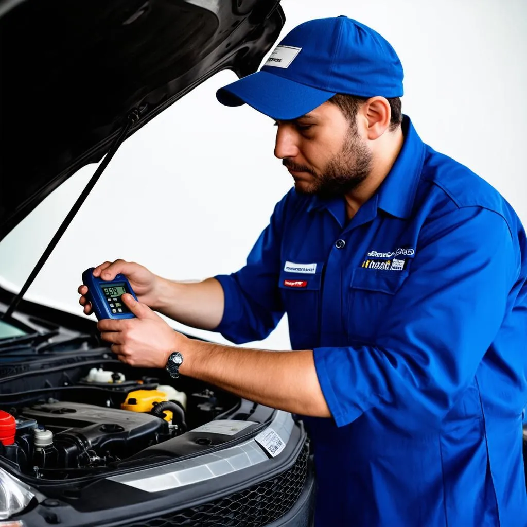 Car Mechanic at Work