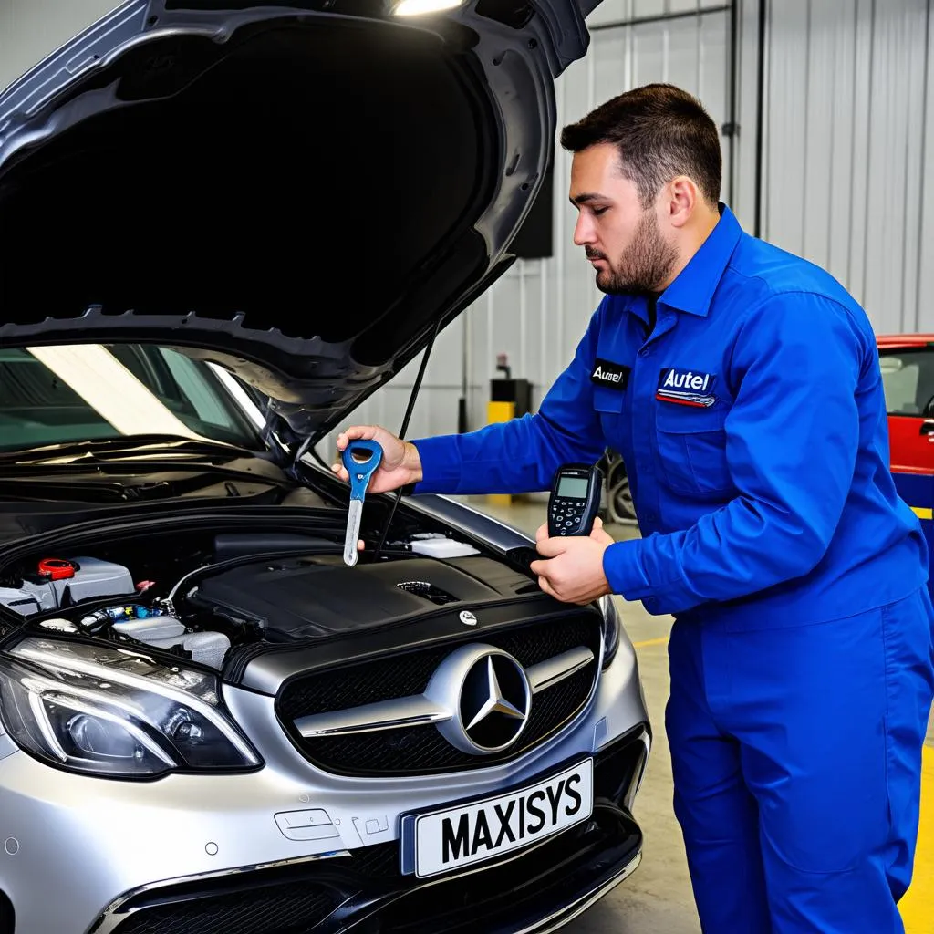 Car Mechanic at Work