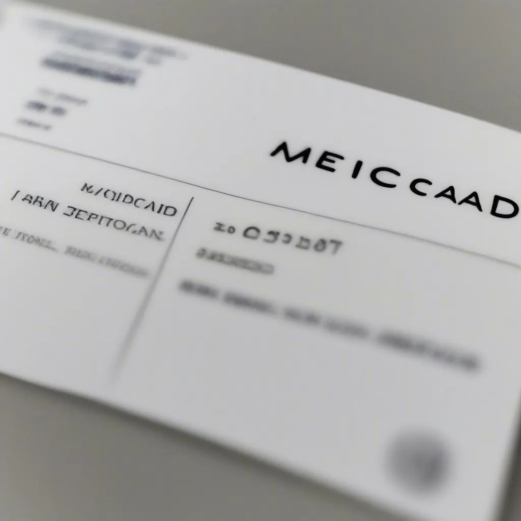 Medicaid Card