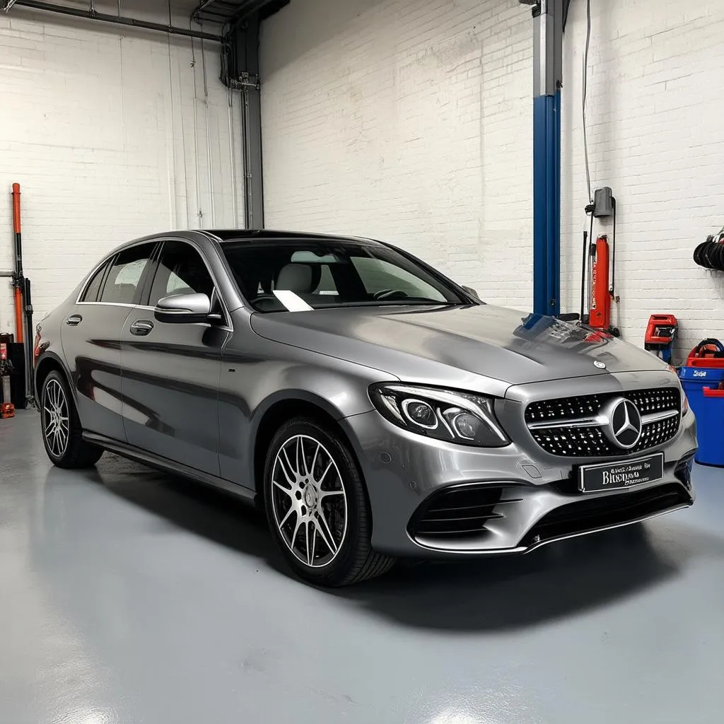 Mercedes-Benz Car in Garage