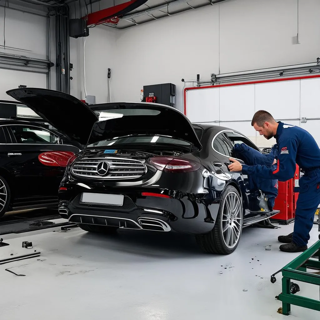 Mercedes Benz car repair