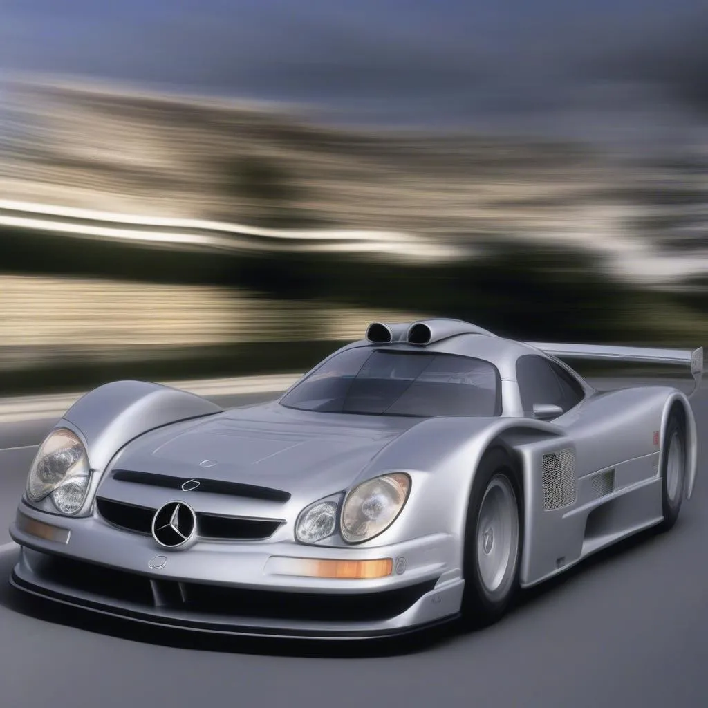 Mercedes-Benz CLK GTR race car, a testament to German engineering