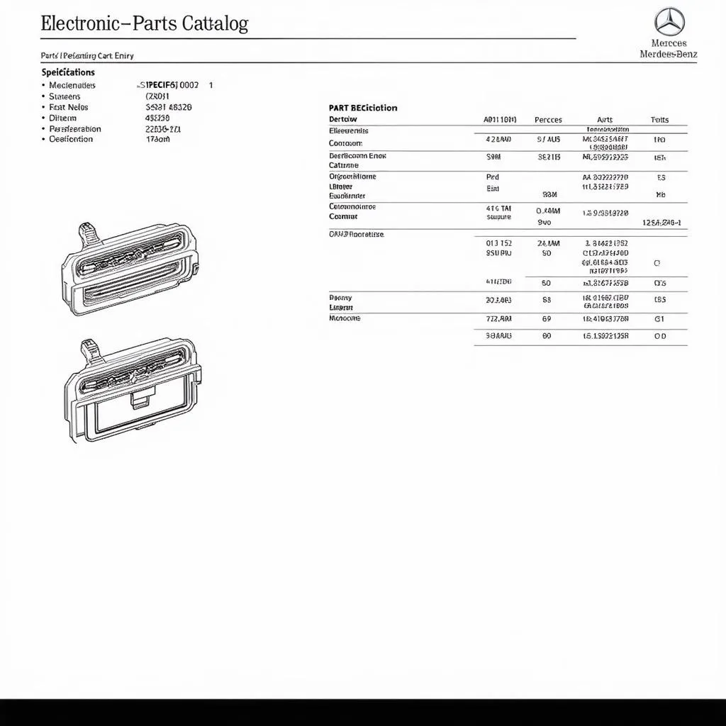 Mercedes-Benz EPC Parts Information