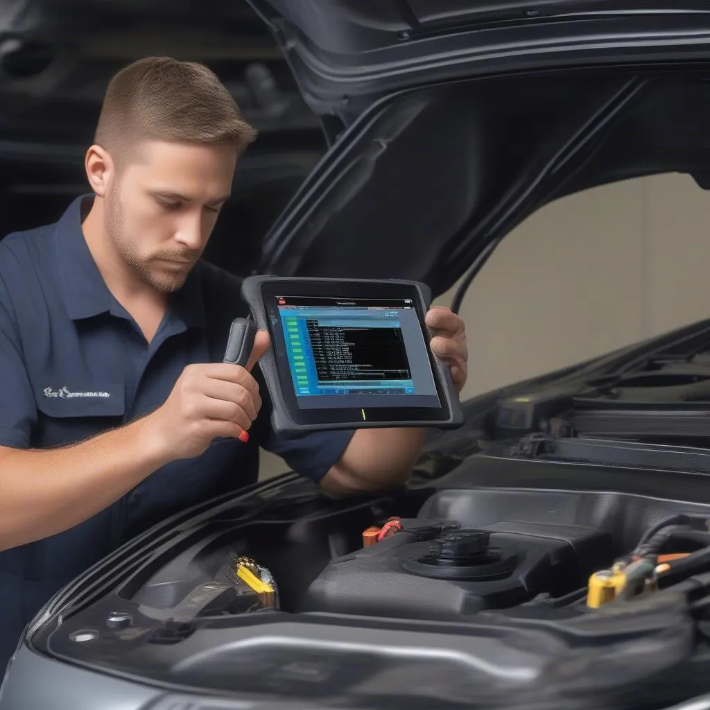 Mercedes Benz scan tool with various diagnostic options