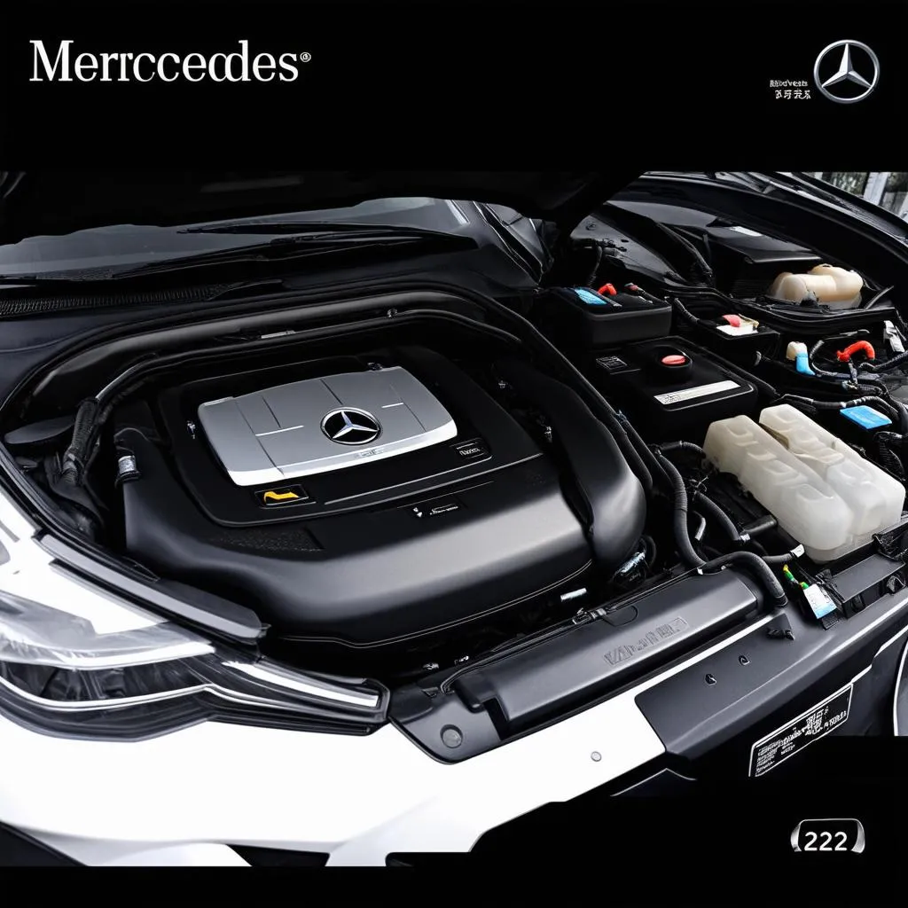 Mercedes C220 Engine Bay