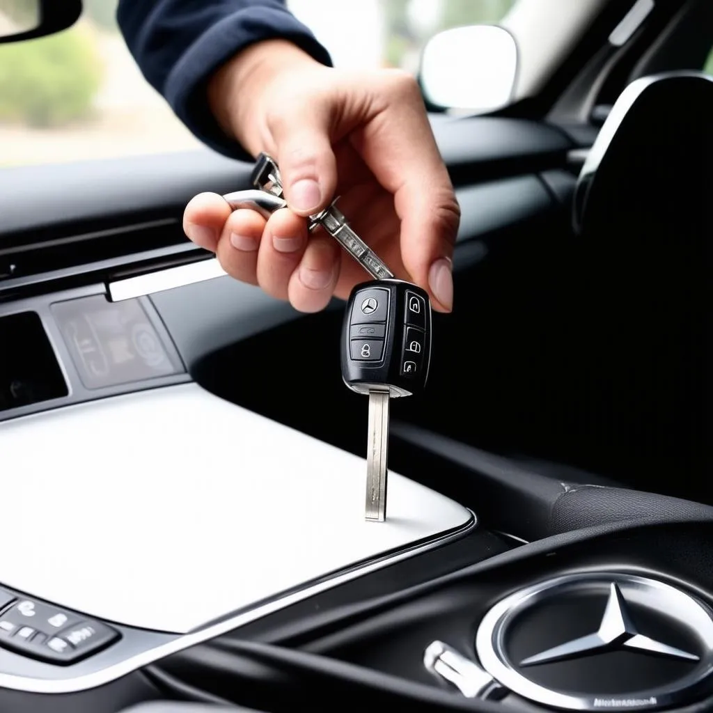 Mercedes car key programming