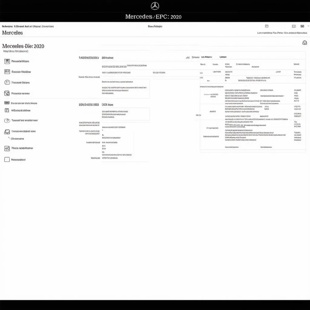 mercedes epc 2020 interface