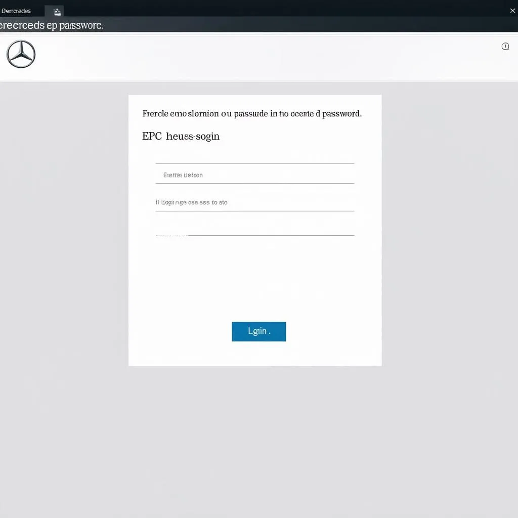 mercedes-epc-login-screen