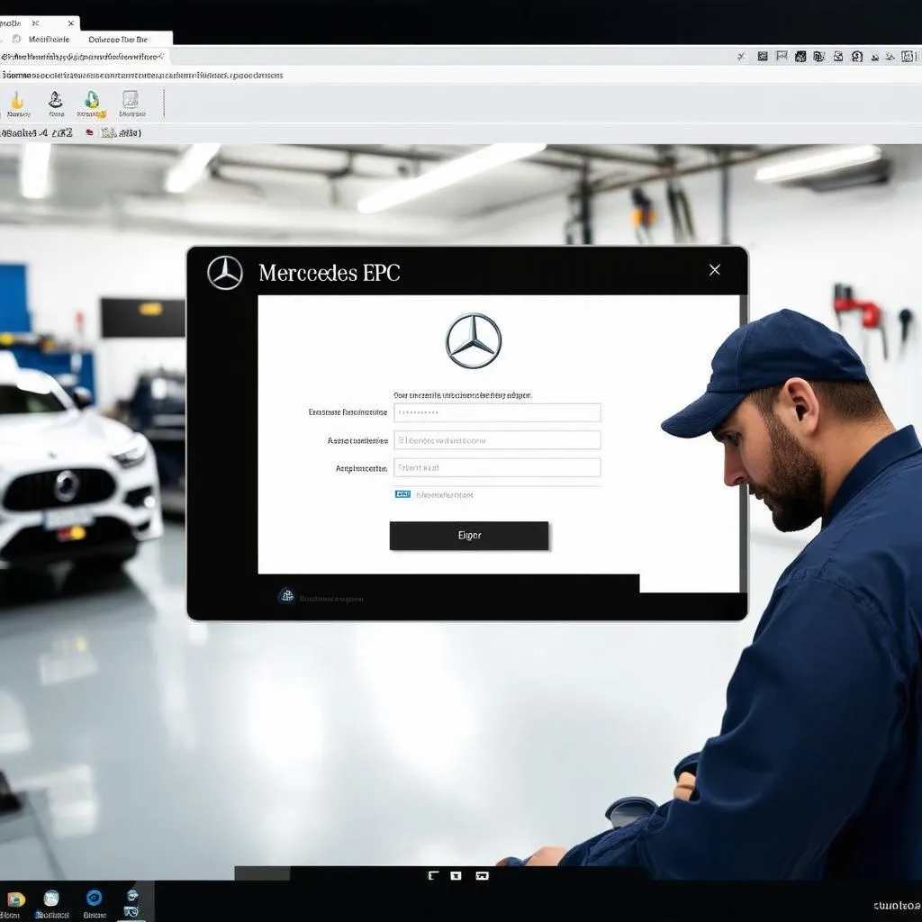 Mercedes EPC Login Error