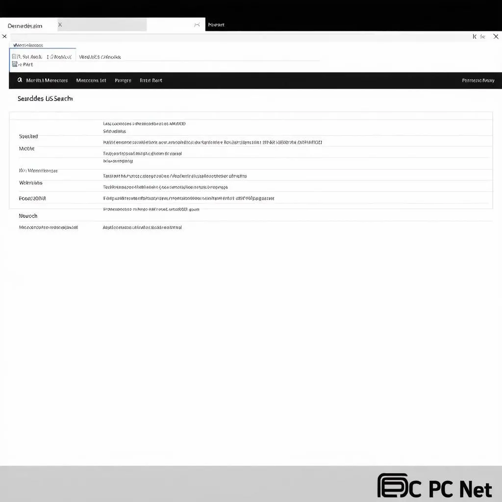 Mercedes EPC Net Search Results