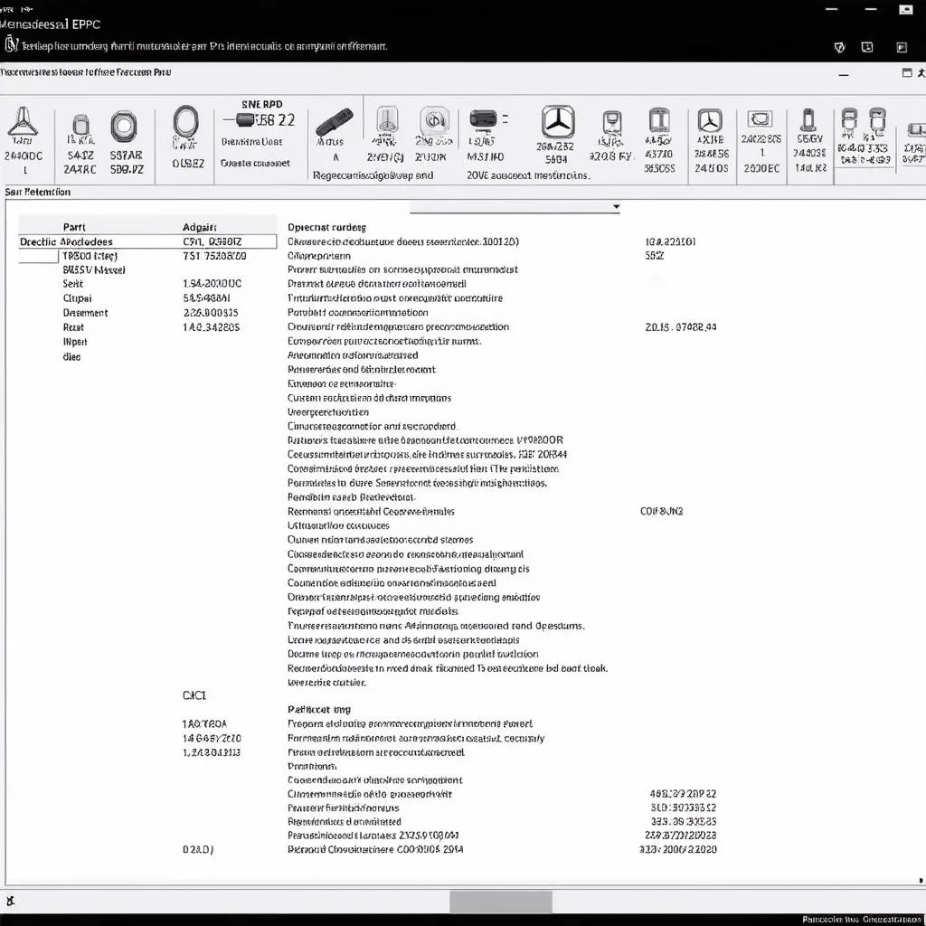 mercedes-epc-technical-information-for-a-specific-part