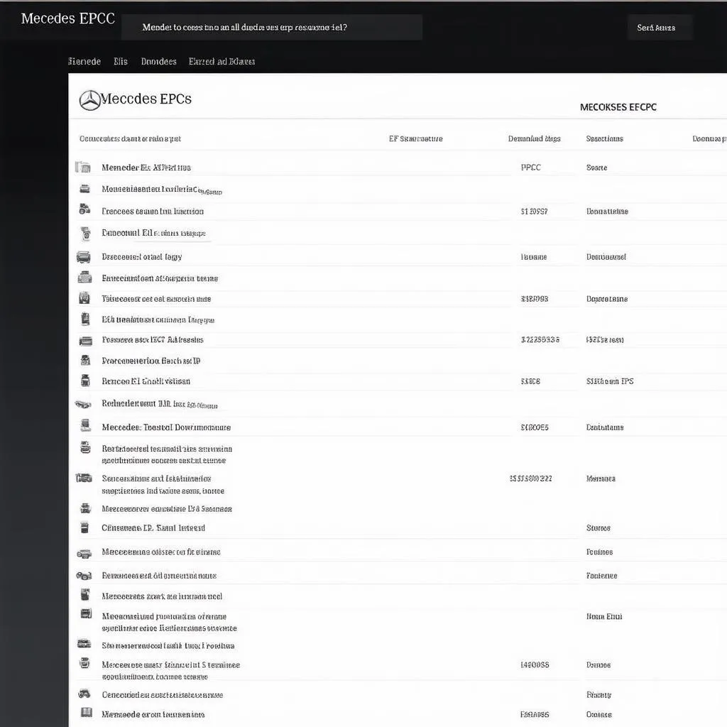 mercedes epc website