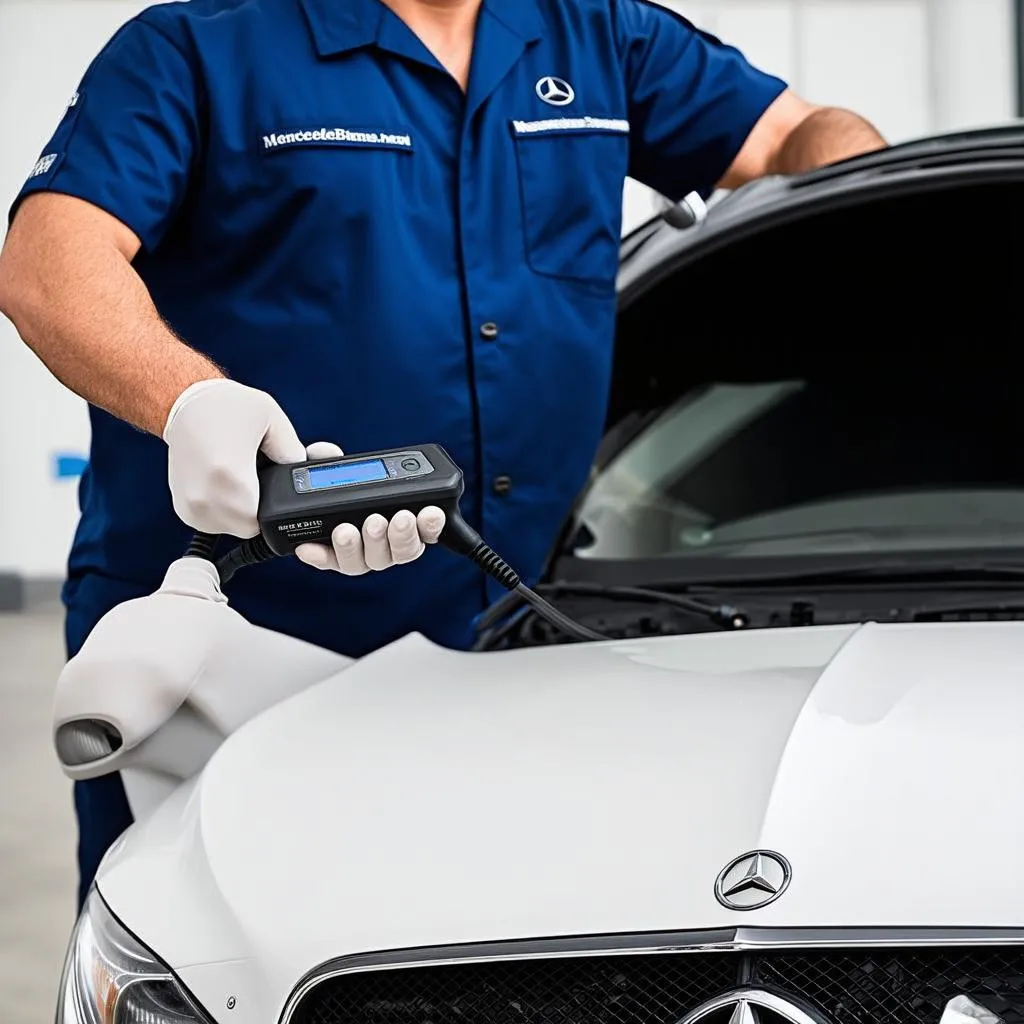 mercedes mechanic diagnostics