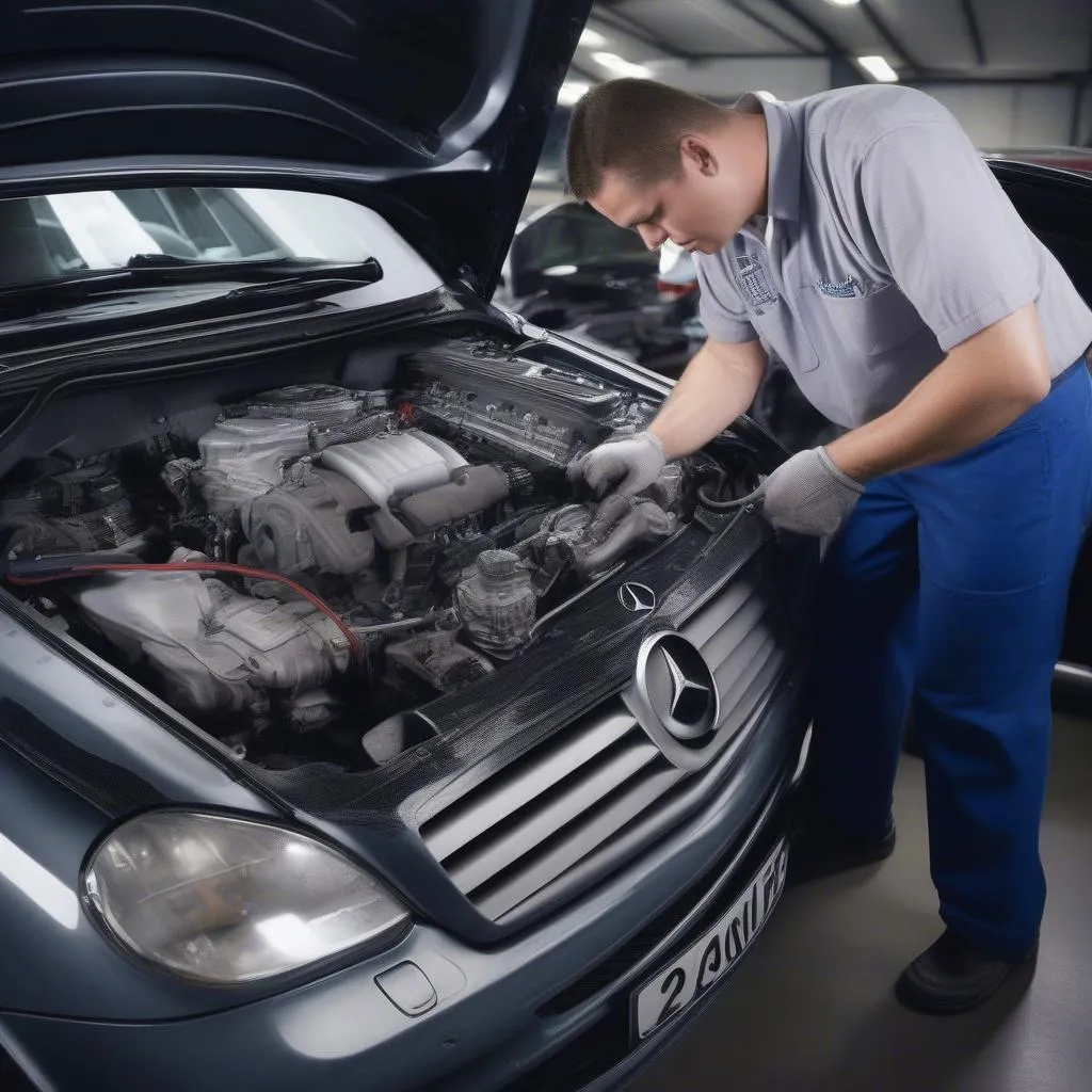 Mercedes ML270 Mechanic Inspection