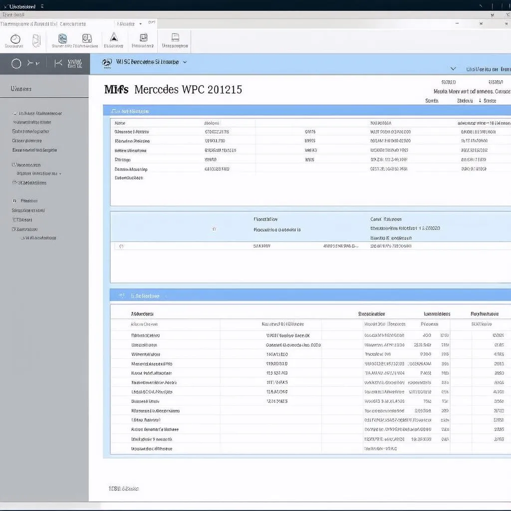 Mercedes WIS EPC 2015 Interface